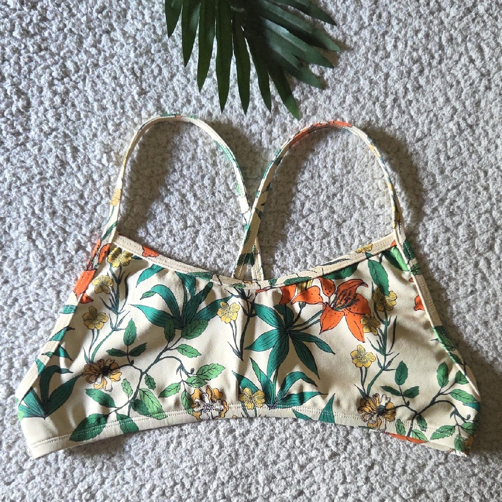 Jolyn Leon2 Fixed Back Sporty Bikini Top in Hamilton